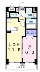 グラシス池尻の物件間取画像